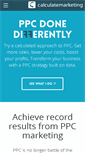Mobile Screenshot of calculatemarketing.com
